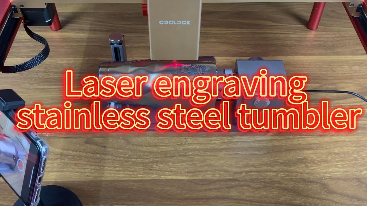 COOLOOK Creator 1 laser engraving stainless steel tumbler