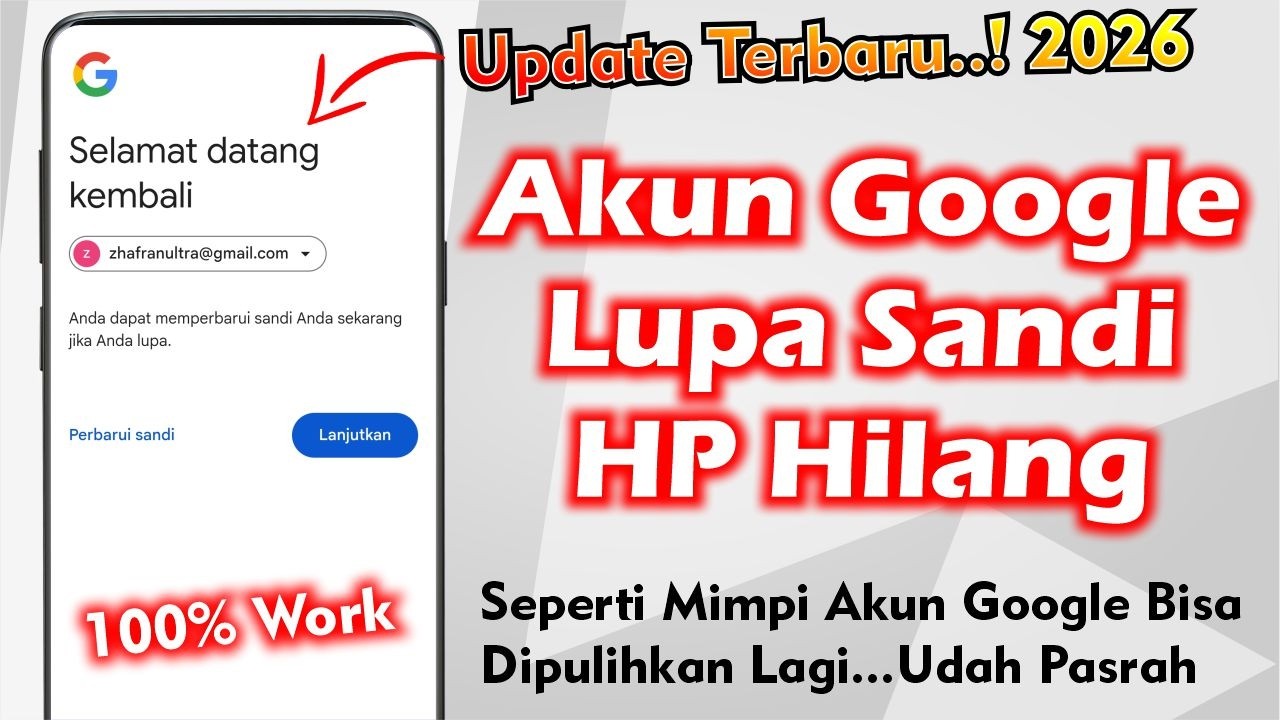 Cara Memulihkan Akun Google Lupa Kata Sandi Dan HP Hilang