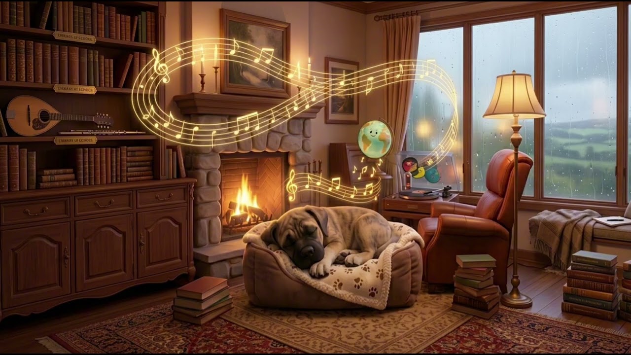 4 Hour Calming Piano Music for Dogs 🐶 Relaxing Dog Sleep Music for Anxiety & Home Alone