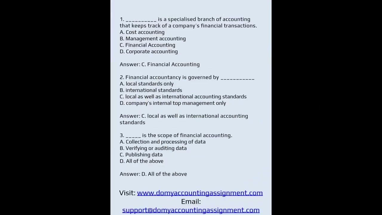 Do My Accounting Assignment