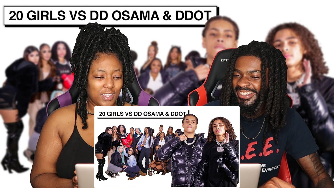 20 WOMEN VS 2 RAPPERS: DD OSAMA & SUGARHILL DDOT | REACTION