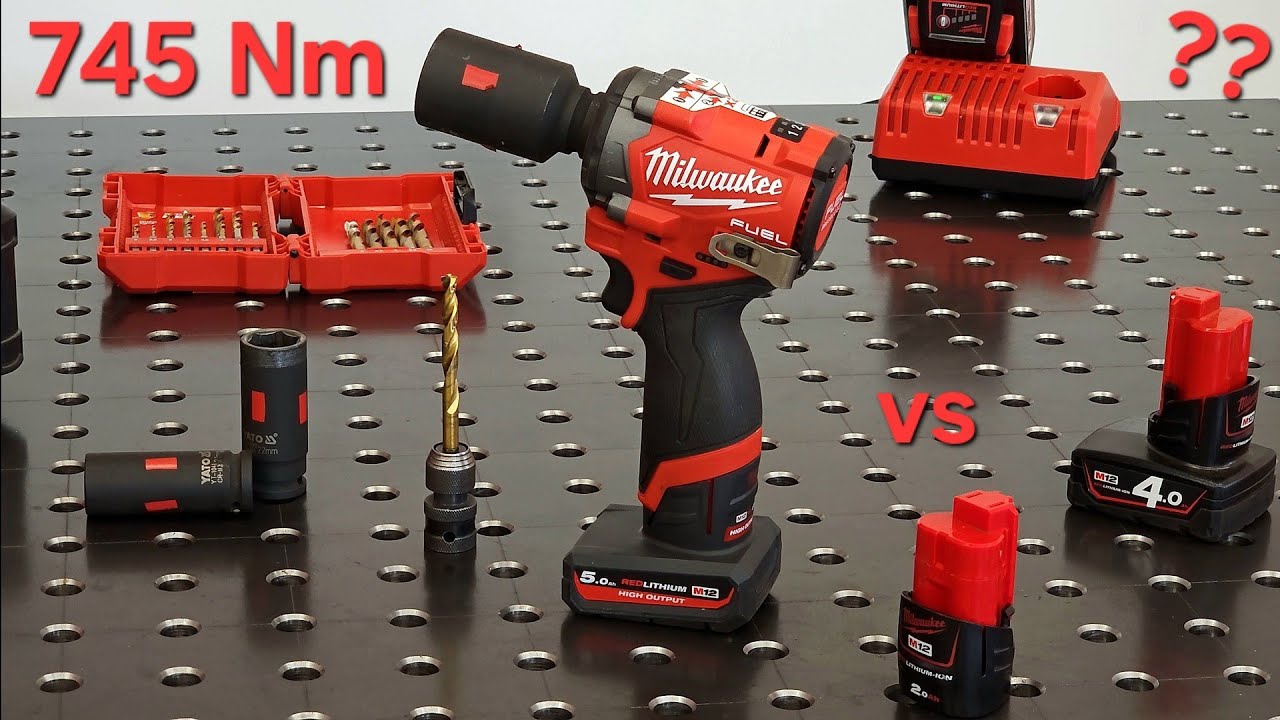 Новый 12-вольтовый ударный гайковерт Milwaukee M12 FCIWF12G3-502X бьет рекорды с крутящим до 745 Нм