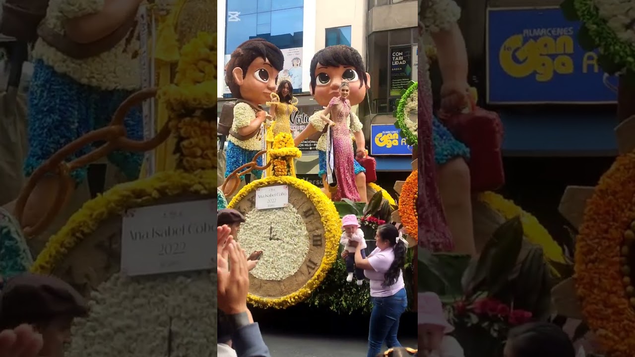 DESFILE FIESTA DE LAS FLORES Y DE LAS FRUTAS-AMBATO 75 AÑOS 🌼🌹🍎🍐💎