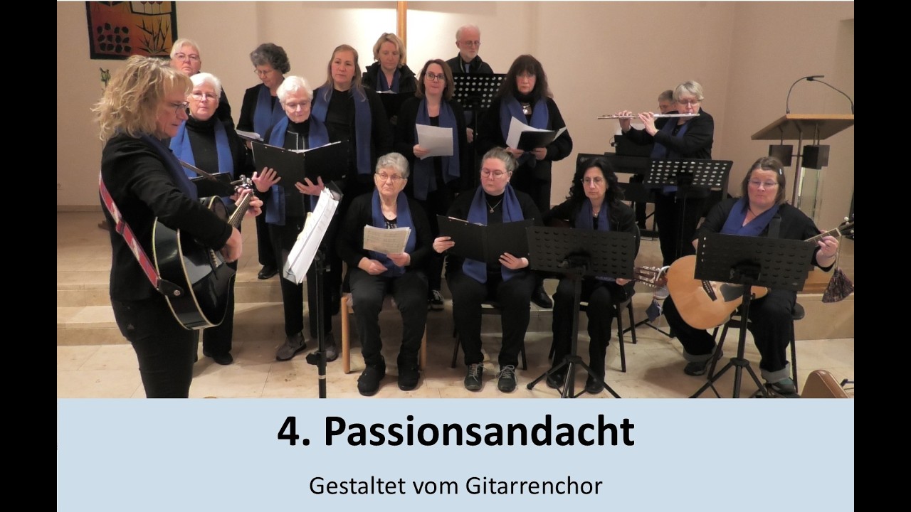 4. Passionsandacht Gitarrenchor