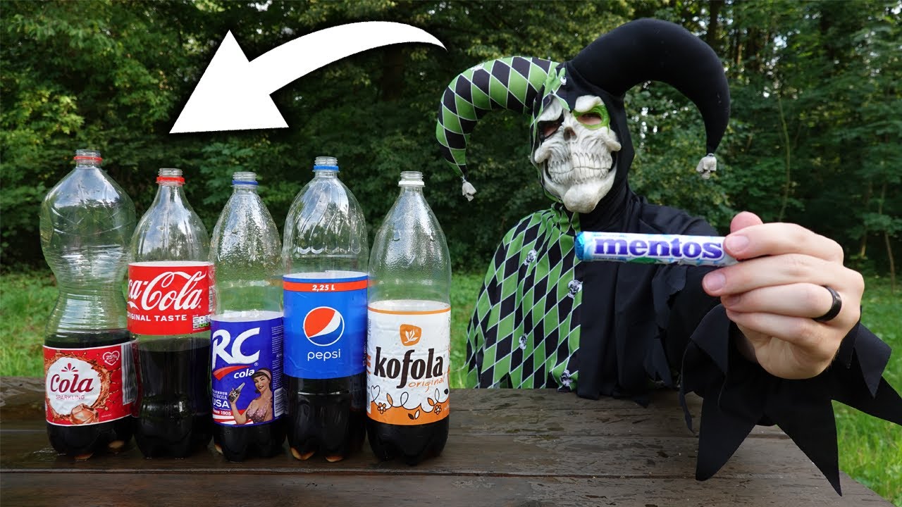 SLIPERRY ZKOU&Scaron;&Iacute; MENTOS VS COCA COLA! 🤯 **experiment**