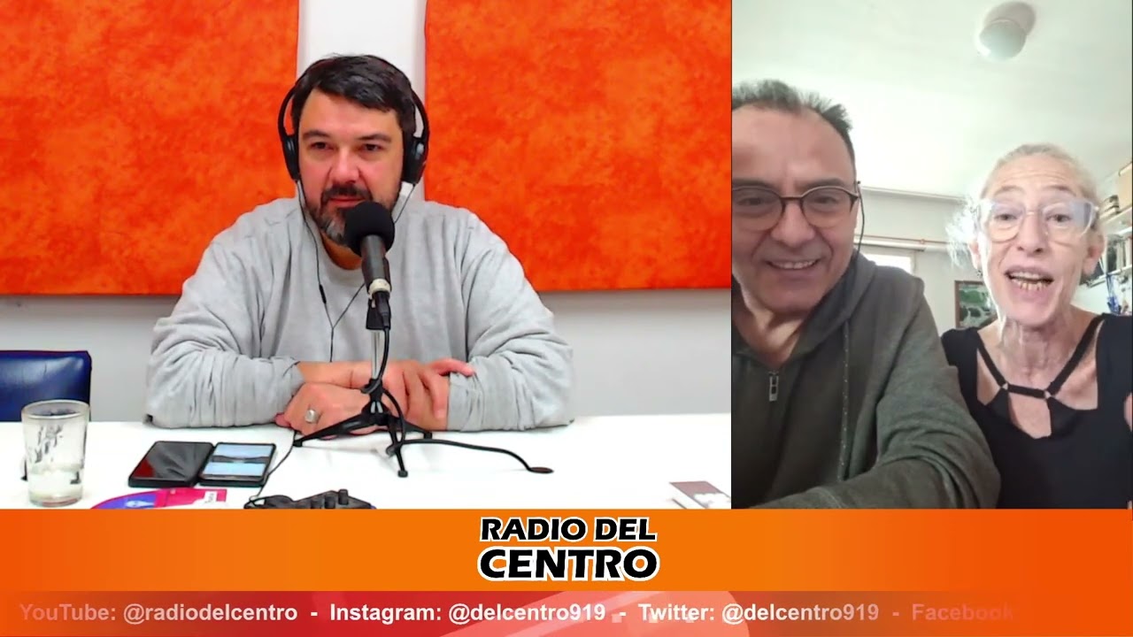 Mirian Odorico y Giampaolo Sam&aacute; (Actriz Protagonista de UNA) en Radio del Centro