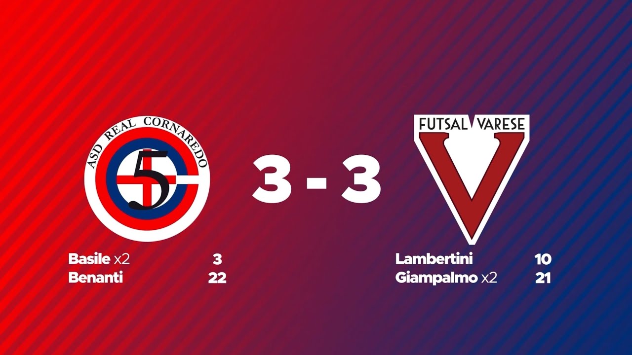 [HIGHLIGHTS] 1 Turno RITORNO Coppa Nazionale Fase Regionale: Real Cornaredo - Futsal Varese
