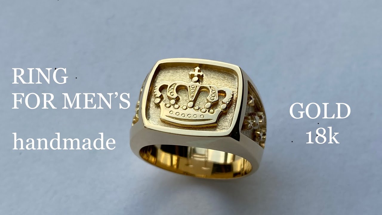 HOW TO MAKE ROYAL RING FOR MEN’S /Мужской перстень￼/