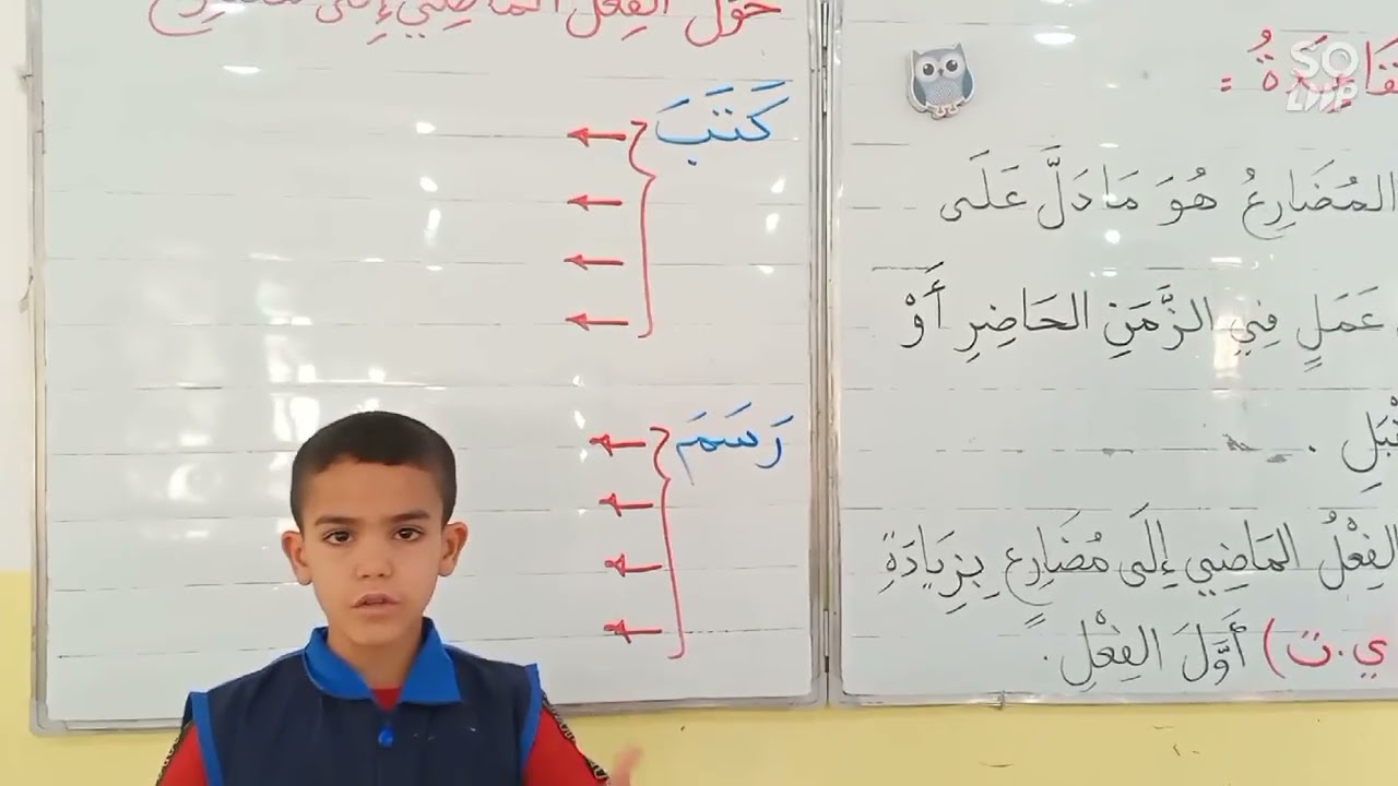 الفعل المضارع، السنة الثالثة ابتدائي