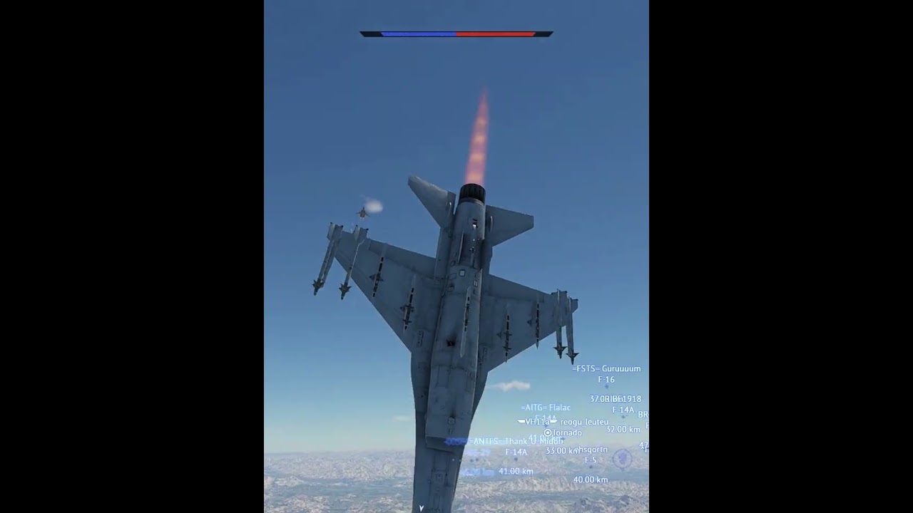 F-16 vs F-14 Dogfight #warthunder #dogfight #fighterjet #gaming #acecombat