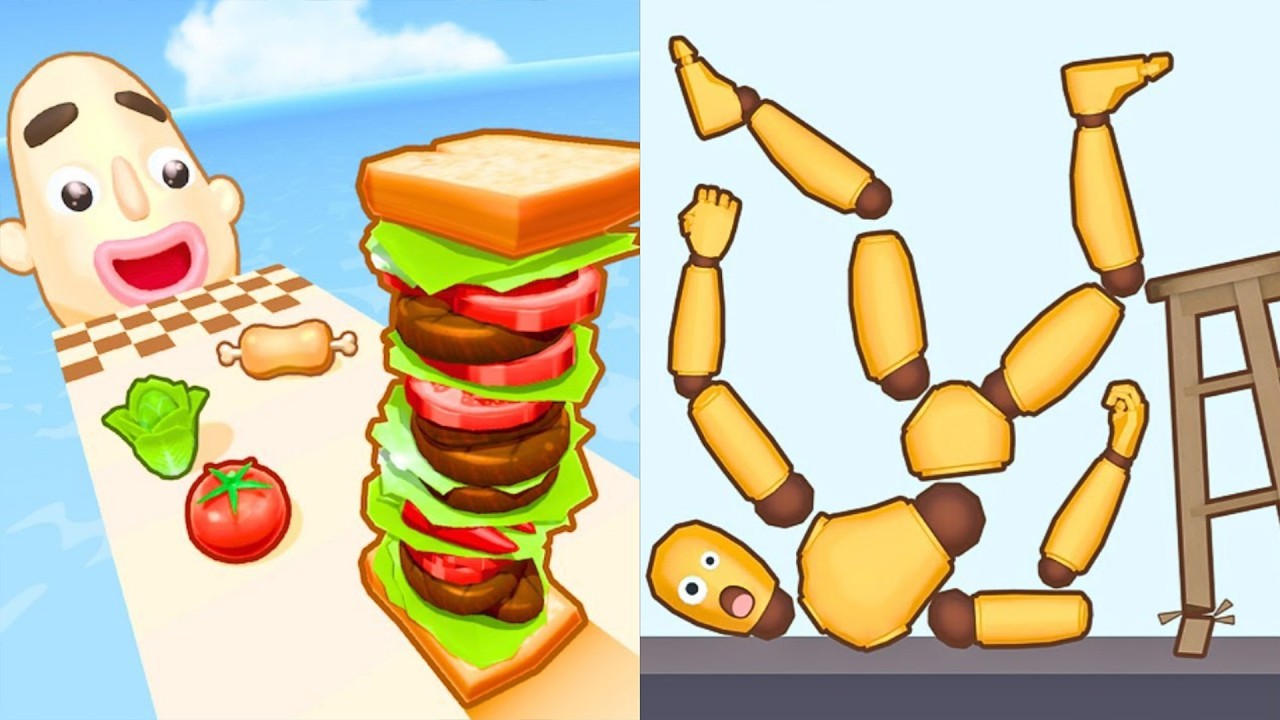Sandwich Runner VS Ragdoll Break || BrainStorm Walkthrough || Max Gameplay