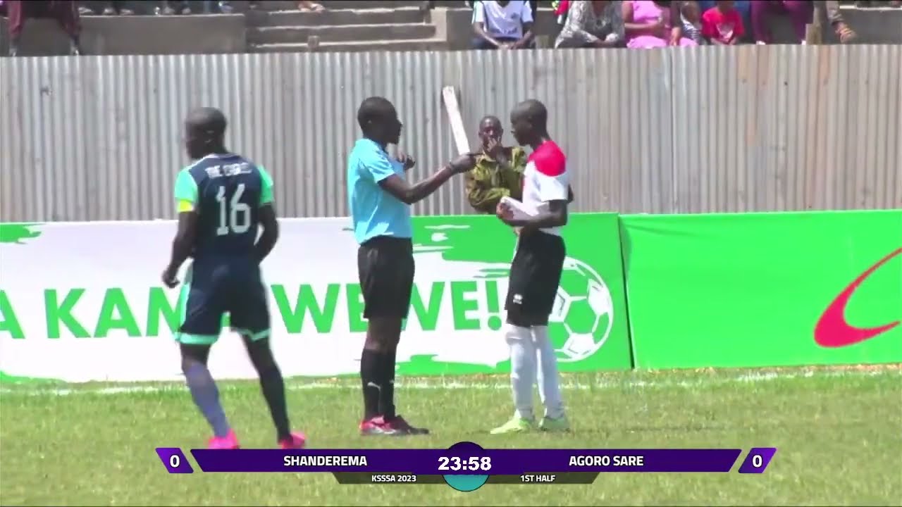 LIVE |SHANDEREMA VS AGORO SARE| KSSSA 2023 BOYS SOCCER |