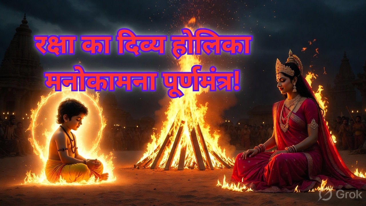 मनोकामना पूर्ति के लिए सबसे शक्तिशाली होलिका मंत्र