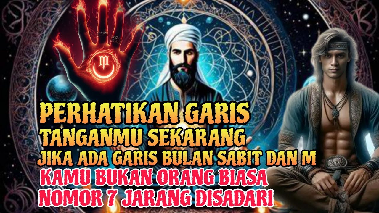 Hanya 1 dari 100 Orang❗Inilah 7 Kekuatan Pemilik Garis Tangan Bulan Sabit dan M