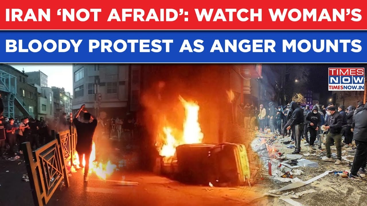 Iran &lsquo;Not Afraid&rsquo; Of Khamenei | Woman's 'Bloody' Protest As Anger Mounts, Protests Bloody Streets