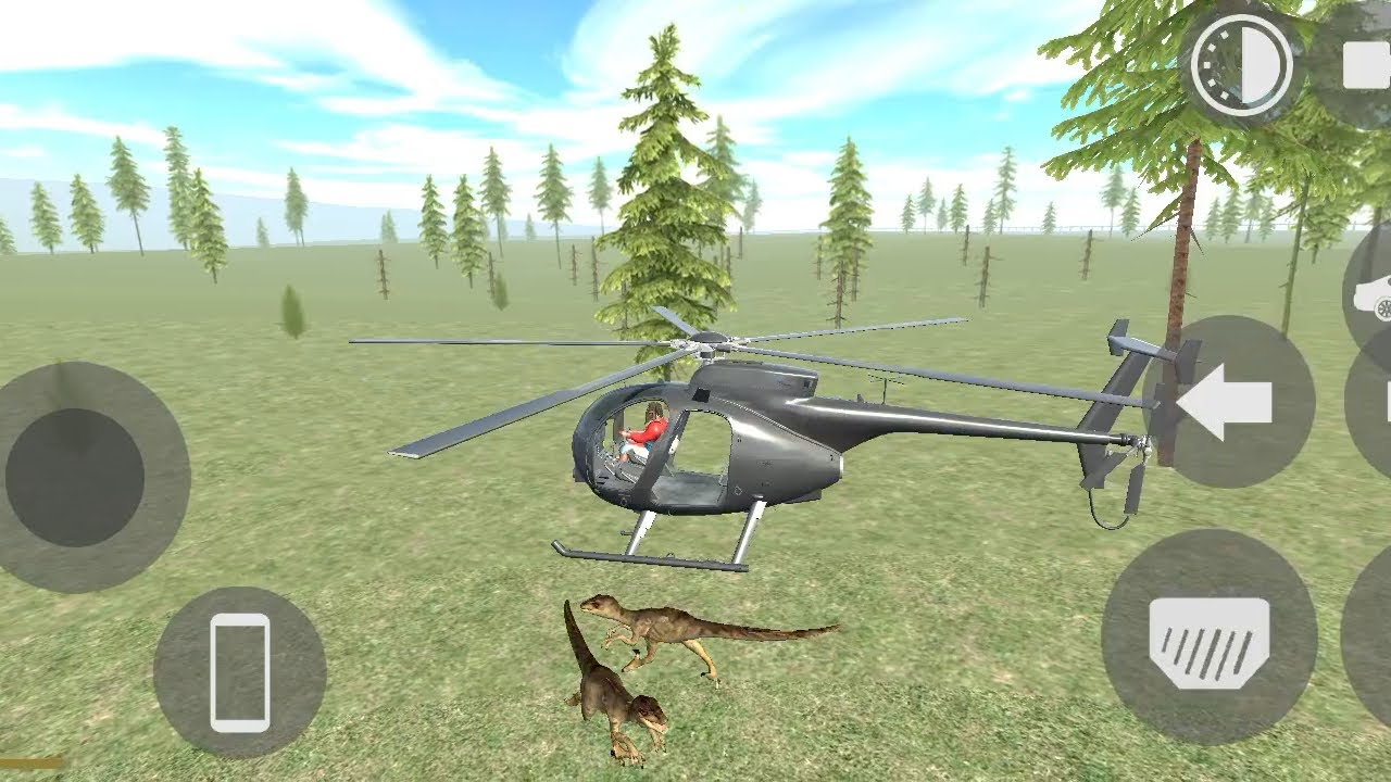 Helicopter vs Dinosaur 😱 | Jungle Survival Mission | Indian Bike Driving 3D