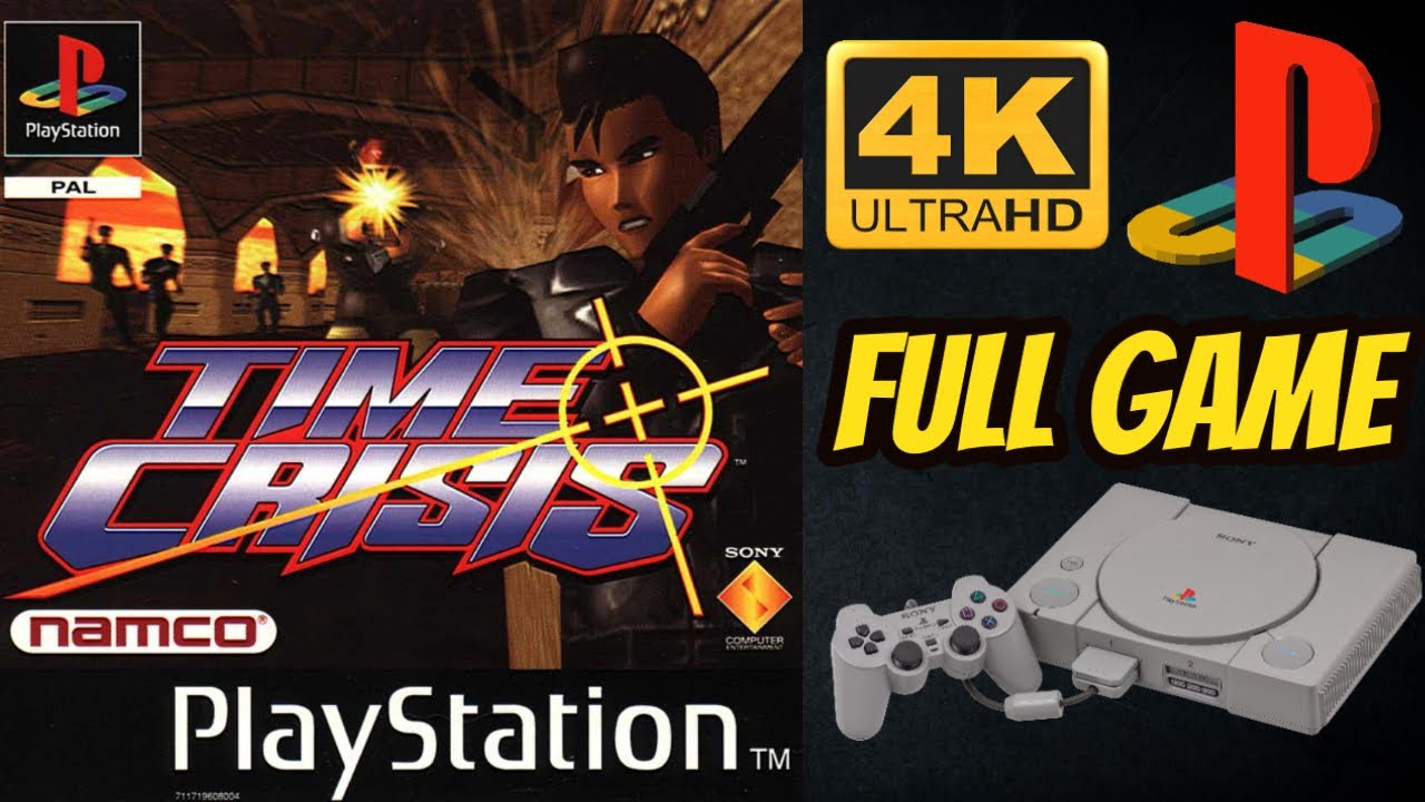 Time Crisis | PS1 | 4K60ᶠᵖˢ UHD🔴 | Longplay Walkthrough Playthrough Full Movie Game