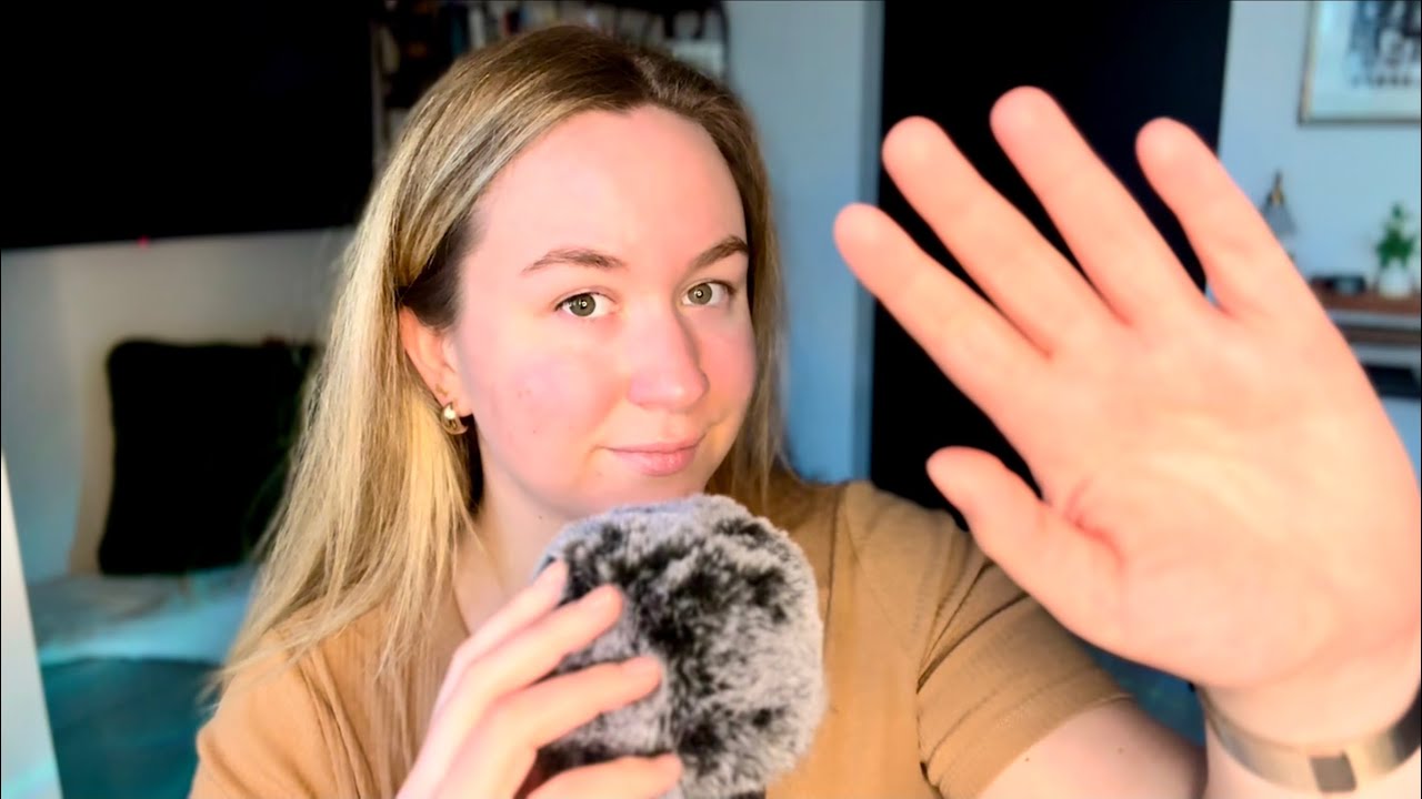 ASMR | Rare affirmations you have NEVER heard (I promise) w/ gentle face touching and mic fluffing 🤍