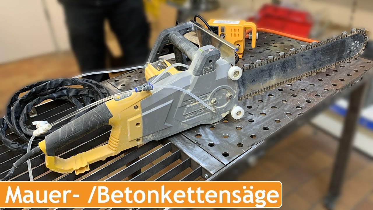 Diamant- Kettensäge für Mauerdurchbrüche für 799 Euro? Top oder Flop? Wir testen die 5000W Maschine