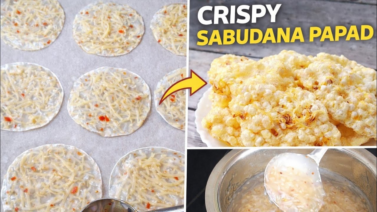 Potato & Sabudana Papad Recipe | Crispy Sun-Dried Papad | Summer Special