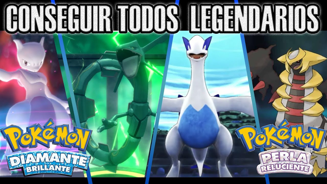 Como Conseguir TODOS los LEGENDARIOS Pokémon Diamante Brillante y Perla Reluciente