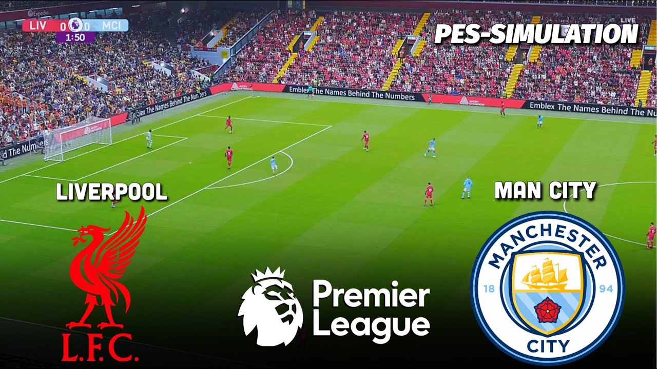 Liverpool vs Manchester City | Premier League 2025 | PES 21 Simulation