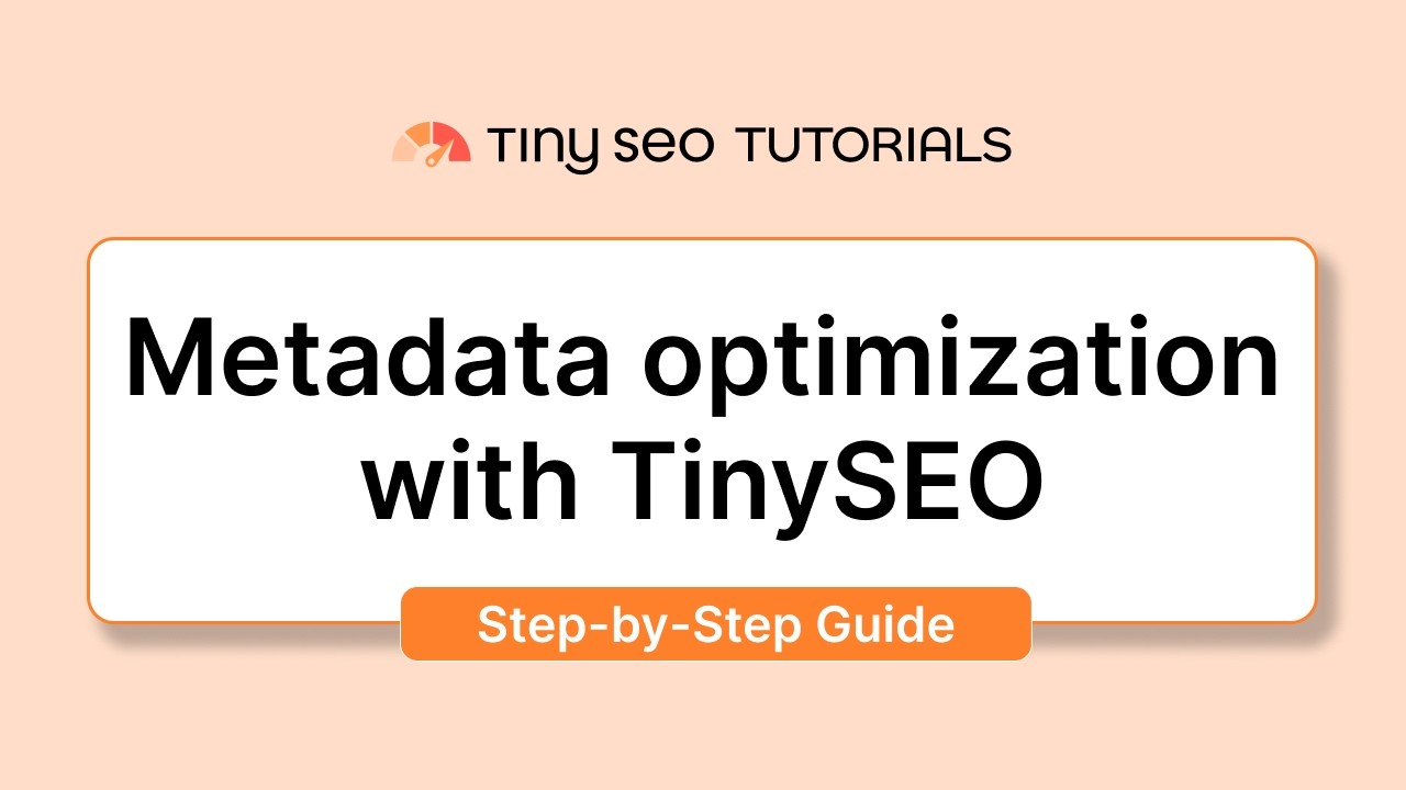 Shopify SEO Made Easy: Auto, Bulk & AI Metadata with TinySEO