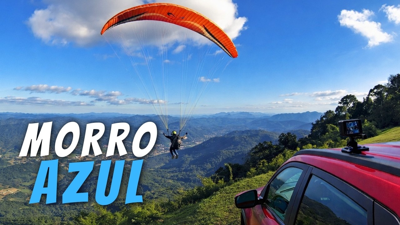 Subimos até o Topo do Morro Azul em Timbó – Vale Europeu Catarinense 