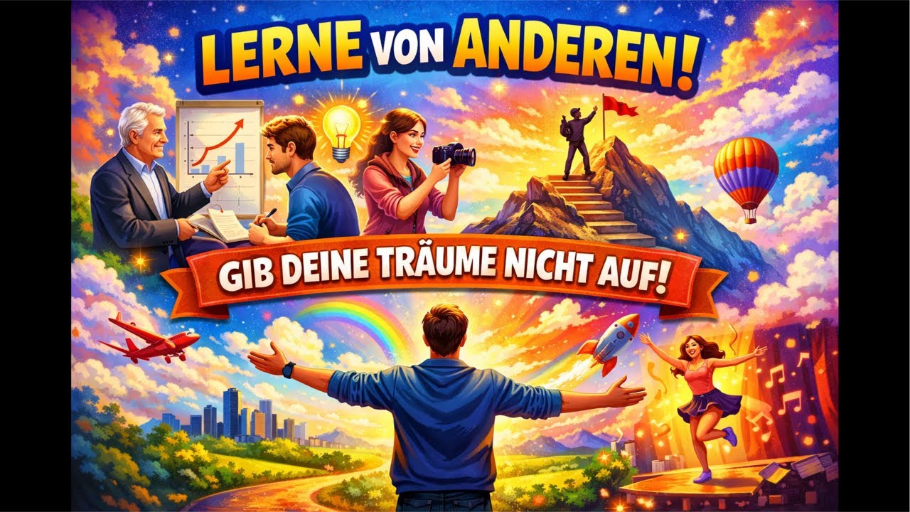 Deine Träume aufgeben und von anderen Menschen lernen ￼
