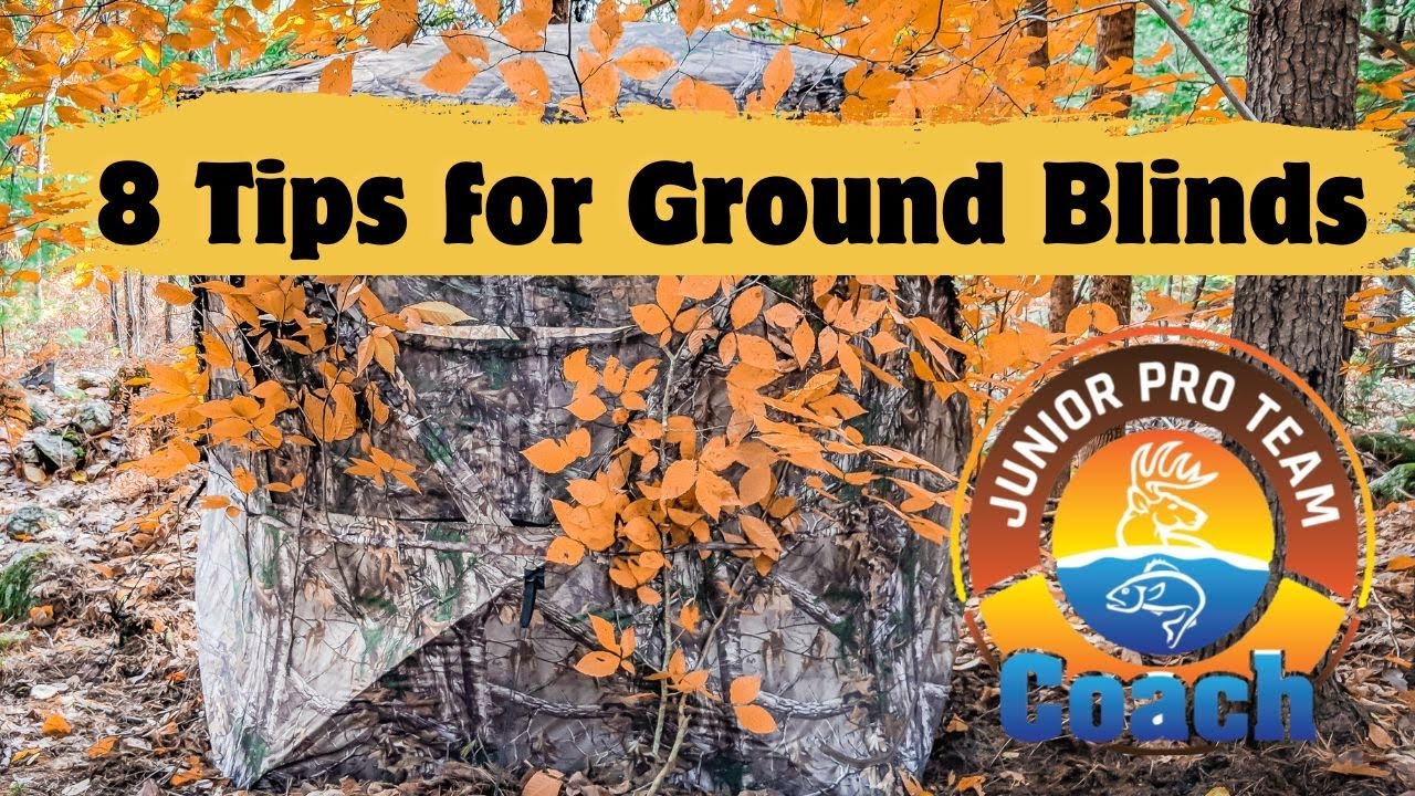 8 Tips For Setting Up Your Deer Hunting Ground Blind For Archery Hunting Success