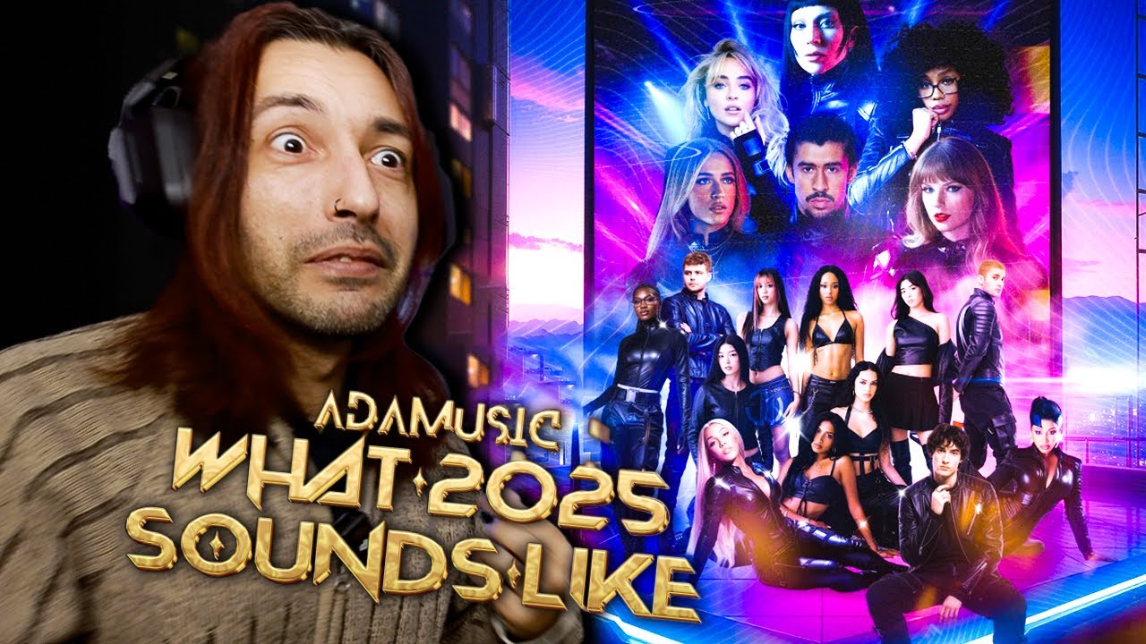 Все хиты за 17 минут! Как будет звучать 2025 год (реакция) (Adamusic Megamix, более 150 песен)