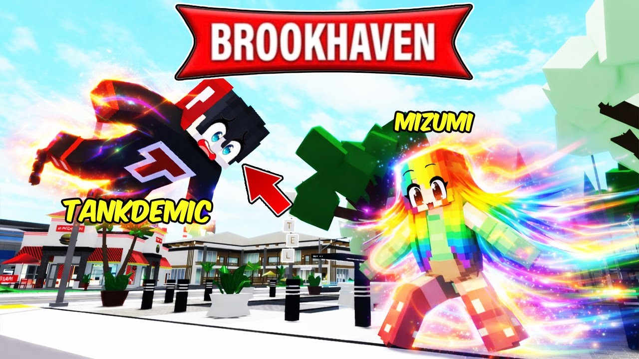 Mizumi Has a RAINBOW SUPER POWER HAIR in ROBLOX | Brookhaven RP Tagalog | ROBLOX