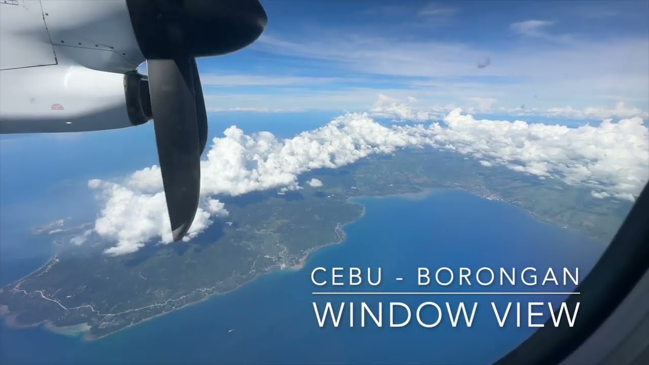 Window View: Cebu - Borongan Flight