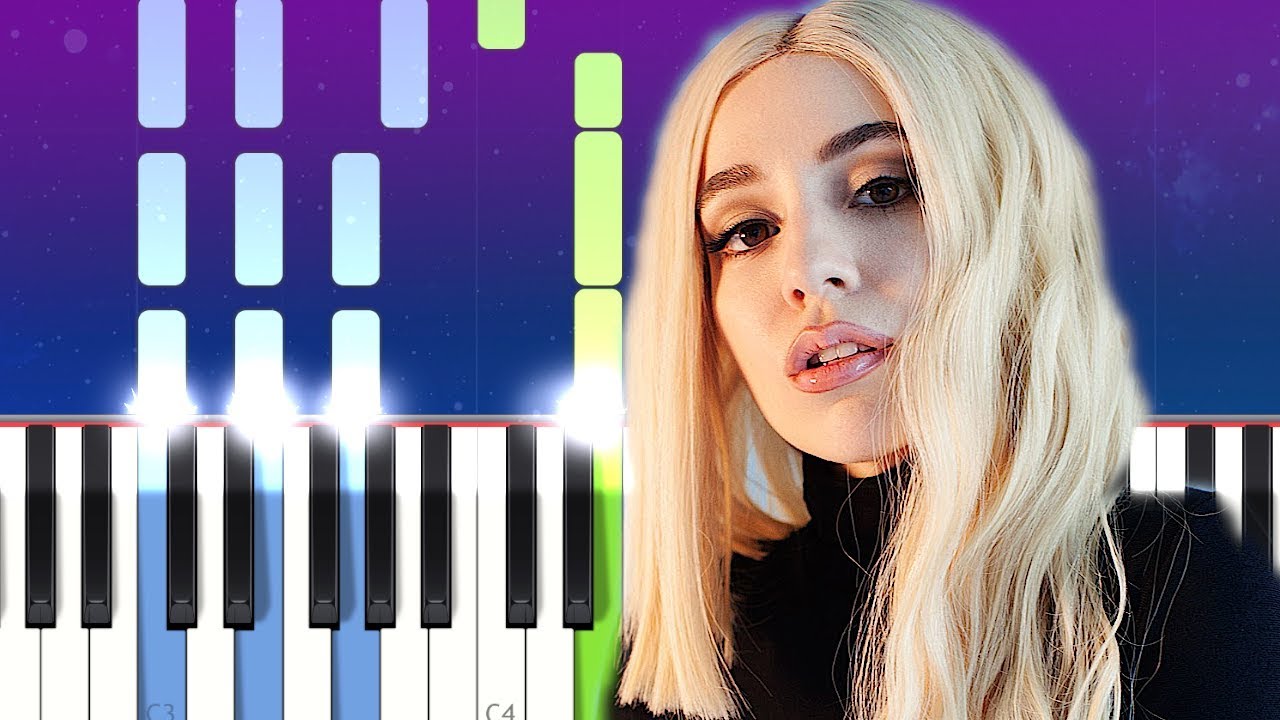 Ava Max - Blood, Sweat & Tears (Piano tutorial)