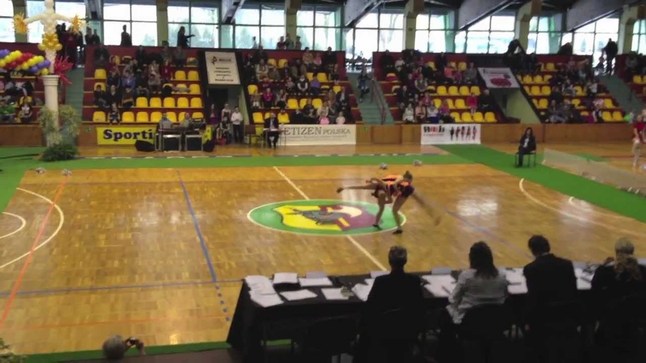 XVI Mistrzostwa Polski Cheerleaders Leszno - Flimero Duet Oliwia i Karolina