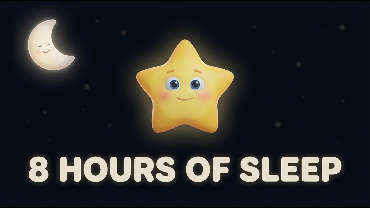 8 Hours Baby Sleep Music 🌙 |  Fall Asleep Fast & Stay Asleep All Night