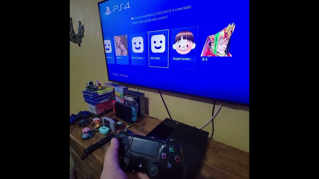 PS4 Fat 500gb 4 juegos video de funcionamiento