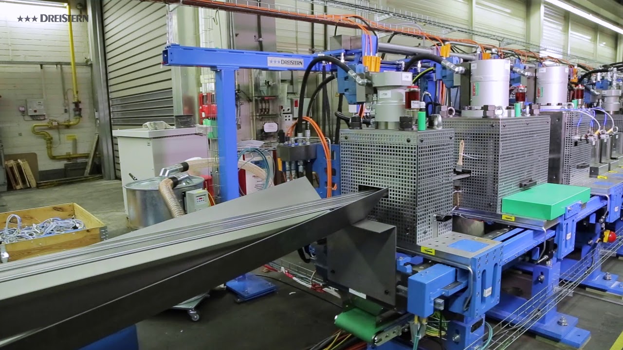 DREISTERN - Flexible production line for the manufacturing of office partition profiles