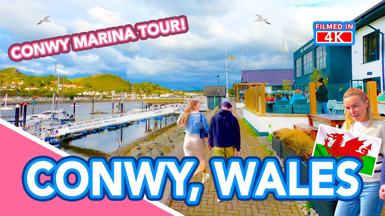 CONWY MARINA  | Full Tour of Conwy Marina in North Wales [4K]