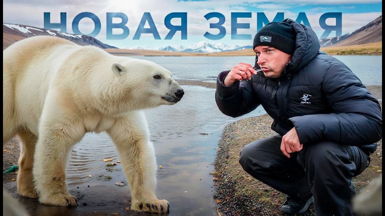 Встреча с Белыми Медведями на Новой Земле. Рыбалка и Подводная Охота в Дикой Тундре