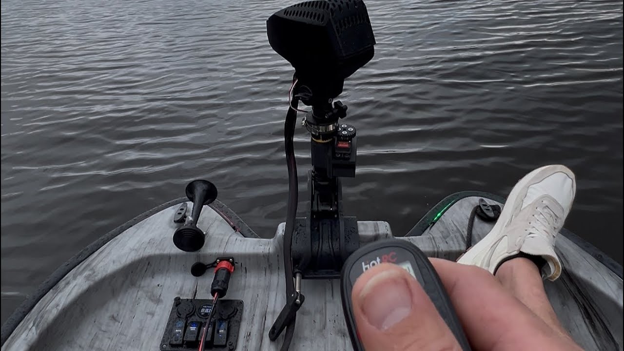 DIY Remote controlled trolling motor. ￼￼