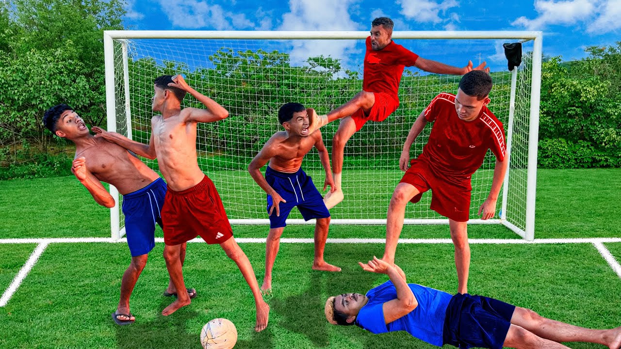FUTEBOL TERMINA EM TRAGEDlA TIME DO BEM VS TlME DO MAL 
