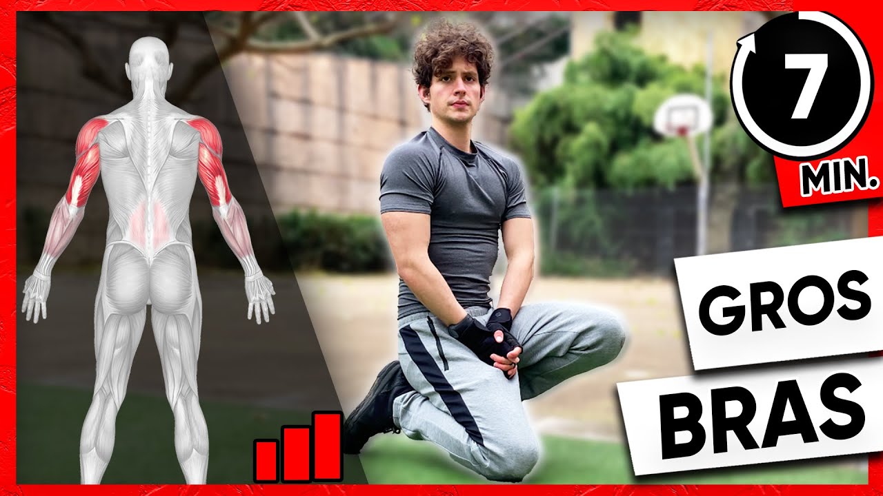 MUSCLER LES BRAS au POIDS DU CORPS en 7 minutes 💪