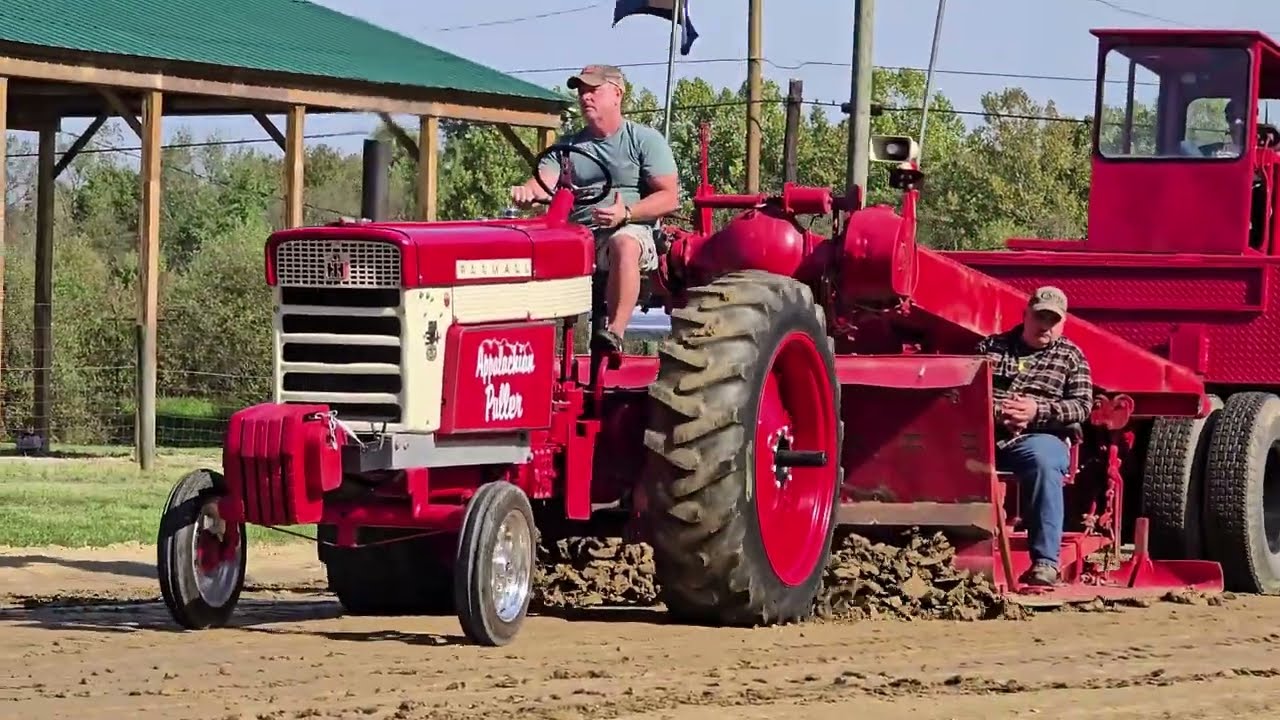 Antique Tractor Bracket Pull at the WV State Farm Museum Oct 2024