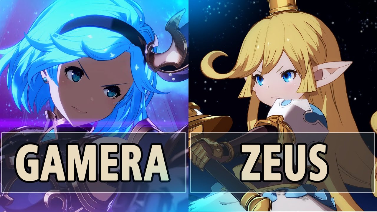 GBVSR: Gamera (Djeeta) Vs Zeus (Charlotta) | High Level Gameplay.