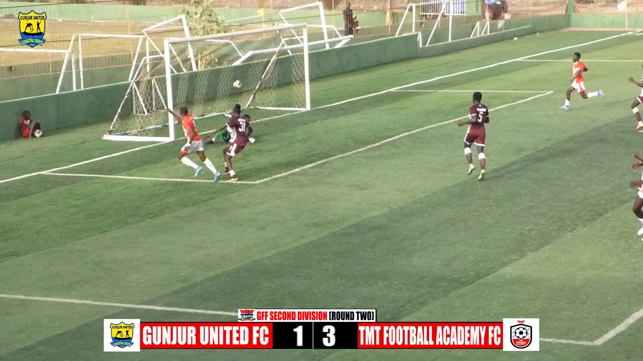 Gunjur United 1 - 3 TMT Football Academy ⚽GFF 2nd Division (Round 2) Highlights