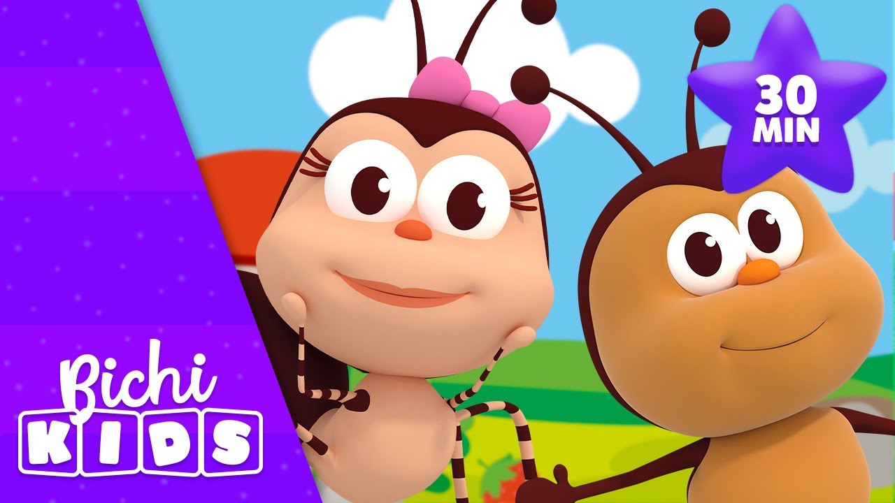 30 Minutos de Canciones y Baile ✨ BICHIKIDS🐞 MIX 🌈 DIBUJOS ANIMADOS PARA NIÑOS