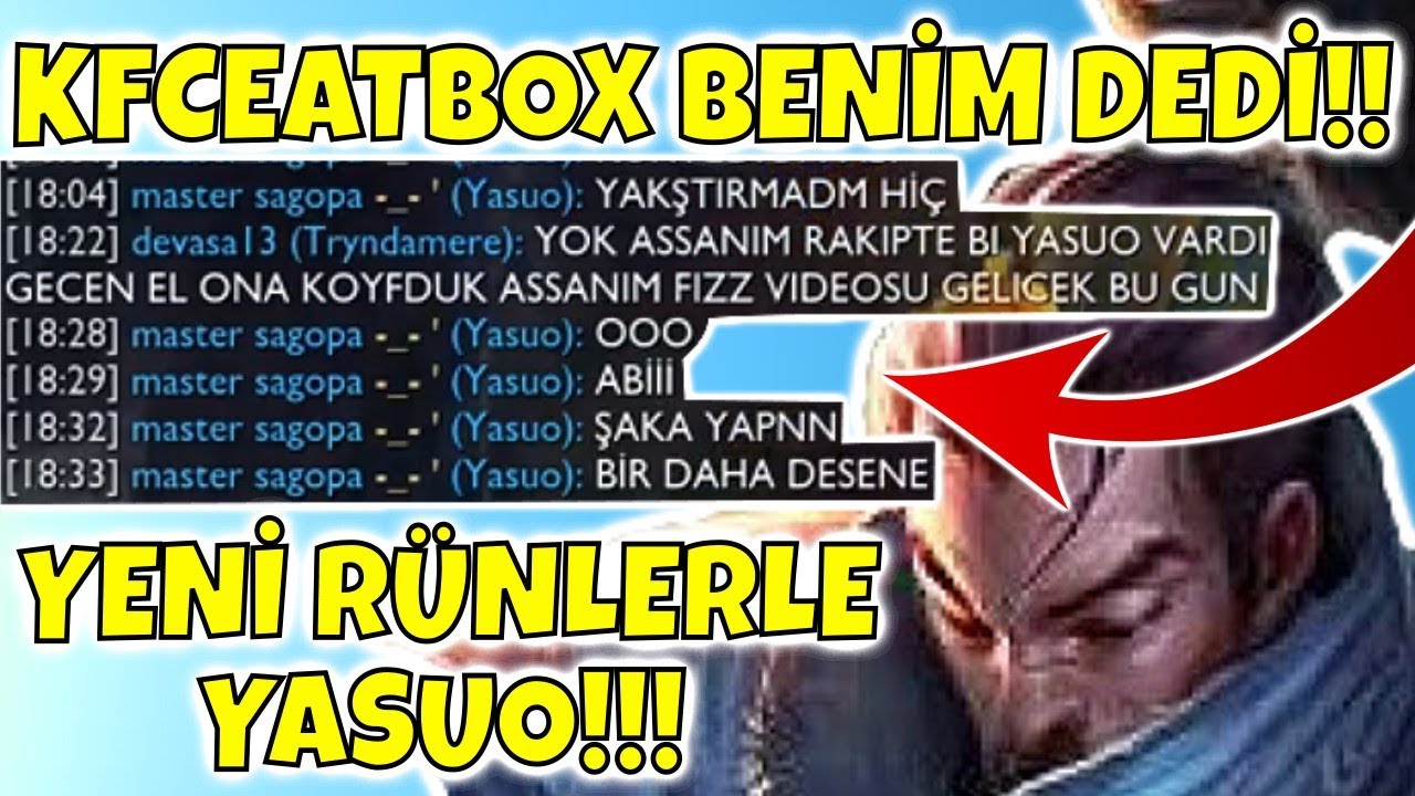 KFCEATBOX İLE DUO OYNADIM?!? HAYDİ GEN&Ccedil;LER TEMPO!! &Ouml;L&Uuml;MC&Uuml;L TEMPO İLE YASUO EFSANE!! | KFCEatbox