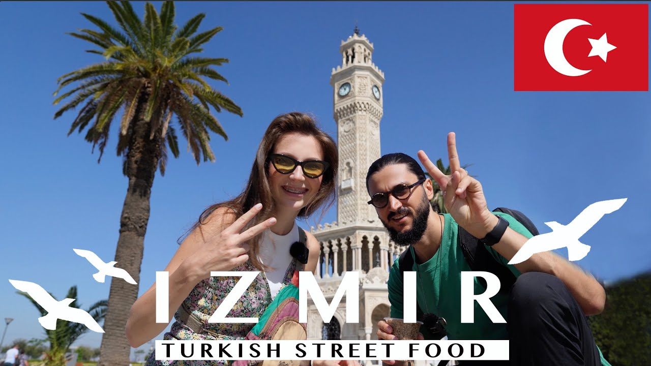 IZMIR Street Food 🌯 descoperim orasul si facem topul delicateselor turcesti locale 🇹🇷 TRAVEL Vlog
