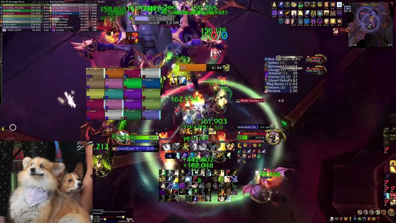 Wildcats vs Mythic Silken Court Holy Priest PoV